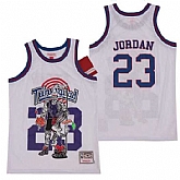 Tune Squad 23 Michael Jordan White Hardwood Classics Skull Edition Movie Jersey Yhua,baseball caps,new era cap wholesale,wholesale hats
